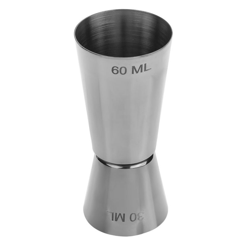 Casa si Gradina - Bucatarie si vesela - Cani si pahare - Pahare - Pahar masurare bauturi, metalic, capacitate 30-60ml, potrivit pentru masina de spalat vase - Infinity.ro