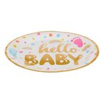 Casa si Gradina - Decoratiuni - Decoratiuni petrecere - Vesela pentru petrecere - Farfurii carton baby shower, multicolor, set 6 bucati, 23cm - Infinity.ro