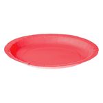 Casa si Gradina - Decoratiuni - Decoratiuni petrecere - Vesela pentru petrecere - Farfurii din carton, set 10 bucati, diametru 18 cm, culoare rosie - Infinity.ro