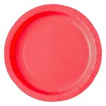 Casa si Gradina - Decoratiuni - Decoratiuni petrecere - Vesela pentru petrecere - Farfurii din carton, set 10 bucati, diametru 18 cm, culoare rosie - Infinity.ro