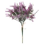 Casa si Gradina - Decoratiuni - Obiecte decorative - Plante artificiale - Ramura artificiala, lavanda, flori mov, 23 cm, plastic - Infinity.ro