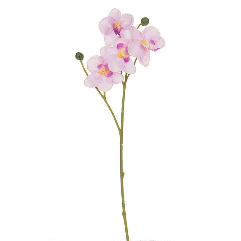 Casa si Gradina - Decoratiuni - Obiecte decorative - Plante artificiale - Floare artificiala, orhidee, tulpina scurta, culoare roz, 36 cm - Infinity.ro