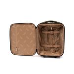 Sport si Outdoor - Articole de voiaj - Trolere - Troler Ella Icon Shadow cu 2 roti, Textil, 40x30x20 cm, Kaki - Infinity.ro