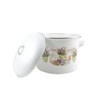 Casa si Gradina - Bucatarie si vesela - Vase pentru gatit - Oale si cratite - Oala emailata cu capac 24cm - 8,6l - Infinity.ro