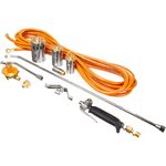 Sport si Outdoor - Camping - Bucatarie de camping - Arzatoare si accesorii - Arzator gaz, cu furtun 10 m, 4 duze 20/38/50/63 mm, Richmann Exclusive - Infinity.ro