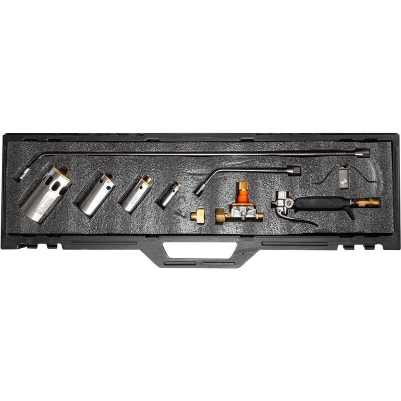 Sport si Outdoor - Camping - Bucatarie de camping - Arzatoare si accesorii - Arzator gaz, cu furtun 10 m, 4 duze 20/38/50/63 mm, Richmann Exclusive - Infinity.ro