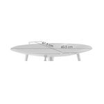 Casa si Gradina - Gradina si terasa - Gratare si accesorii - Gratare de gradina - Disc pentru gratar, metalic, cu arzator, picioare, 60.5x79 cm, Perfect Home - Infinity.ro