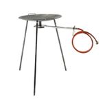 Casa si Gradina - Gradina si terasa - Gratare si accesorii - Gratare de gradina - Disc pentru gratar, metalic, cu arzator, picioare, 60.5x79 cm, Perfect Home - Infinity.ro