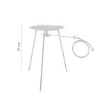Casa si Gradina - Gradina si terasa - Gratare si accesorii - Gratare de gradina - Disc pentru gratar, metalic, cu arzator, picioare, 60.5x79 cm, Perfect Home - Infinity.ro