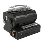 Sport si Outdoor - Camping - Bucatarie de camping - Arzatoare si accesorii - Aragaz camping, portabil, Micul Fermier, 2 in 1, incalzitor, 1.3 kW, un arzator, aprindere piezo-electrica, 29x24x27 cm - Infinity.ro