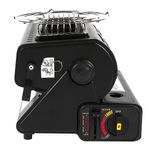 Sport si Outdoor - Camping - Bucatarie de camping - Arzatoare si accesorii - Aragaz camping, portabil, Micul Fermier, 2 in 1, incalzitor, 1.3 kW, un arzator, aprindere piezo-electrica, 29x24x27 cm - Infinity.ro