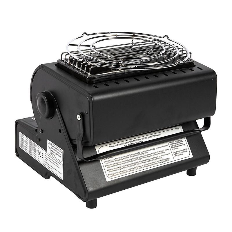 Sport si Outdoor - Camping - Bucatarie de camping - Arzatoare si accesorii - Aragaz camping, portabil, Micul Fermier, 2 in 1, incalzitor, 1.3 kW, un arzator, aprindere piezo-electrica, 29x24x27 cm - Infinity.ro