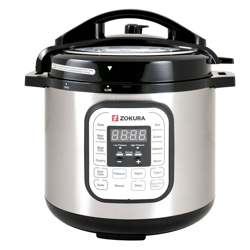 Casa si Gradina - Bucatarie si vesela - Vase pentru gatit - Oale sub presiune - Oala electrica sub presiune, multifunctionala, 5,6 L, 1000 W - Zokura - Infinity.ro