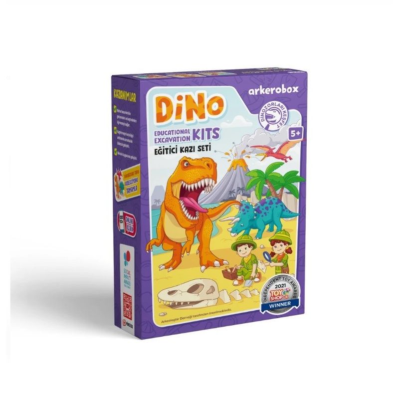 Jucarii, Copii si Bebe - Jucarii si jocuri - Jucarii & jocuri educative - Jocuri si jucarii educative - Arkerobox - Set arheologic educational si puzzle 3D, Dino - Infinity.ro
