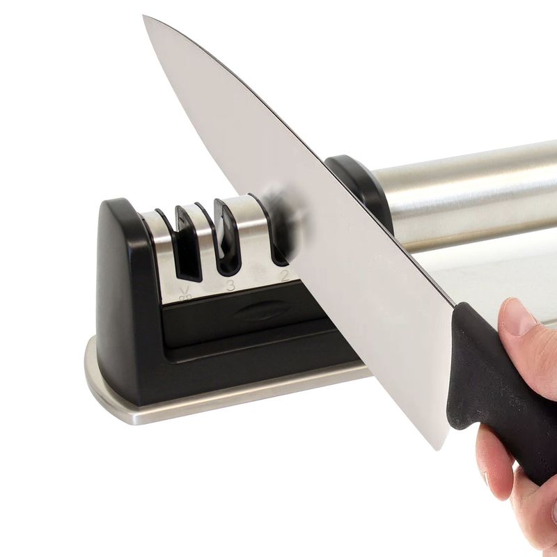 Casa si Gradina - Bucatarie si vesela - Ustensile bucatarie - Ascutitoare cutite - Ascutitor de cutite si foarfece, 4 module - Zokura - Infinity.ro