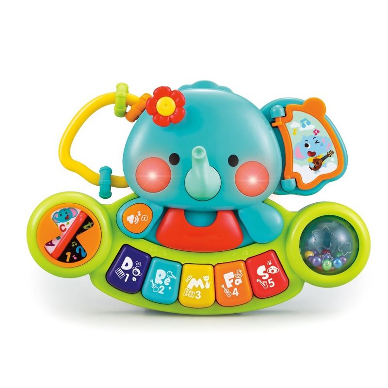 Jucarii, Copii si Bebe - Jucarii si jocuri - Jucarii bebelusi - Jucarii interactive bebelusi - ELEFANT PIANINA MUZICALA - Infinity.ro