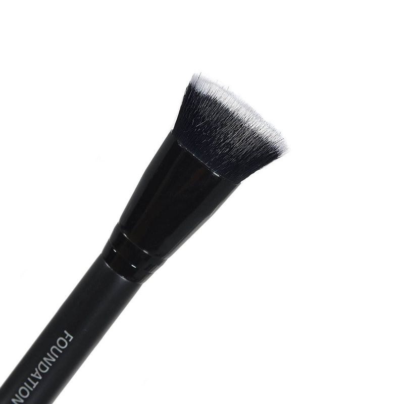 Ingrijire personala si Cosmetice - Machiaj - Aplicatoare si pensule machiaj - Pensula machiaj, kabuki flat, lungime 15cm, negru - Infinity.ro