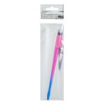 Ingrijire personala si Cosmetice - Machiaj - Aplicatoare si pensule machiaj - Pensula machiaj besty, mermaid, fucsia si bleu, 17.5 cm - Infinity.ro