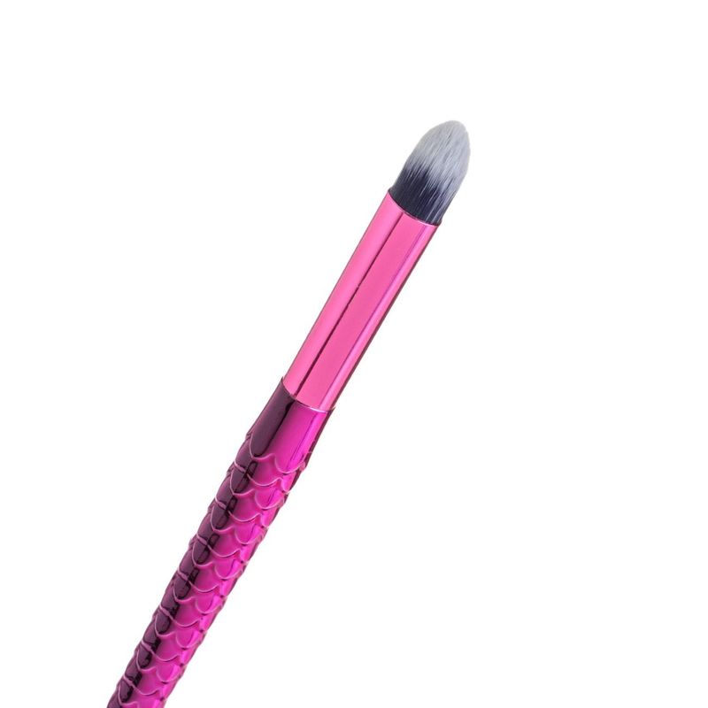 Ingrijire personala si Cosmetice - Machiaj - Aplicatoare si pensule machiaj - Pensula machiaj besty, mermaid, fucsia si bleu, 17.5 cm - Infinity.ro