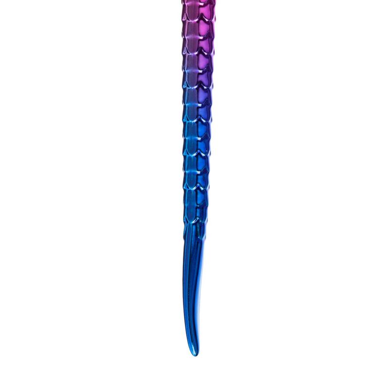 Ingrijire personala si Cosmetice - Machiaj - Aplicatoare si pensule machiaj - Pensula machiaj besty, mermaid, fucsia si bleu, 17.5 cm - Infinity.ro
