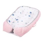 Casa si Gradina - Mobilier - Mobilier copii - Saltele patut copii - Baby Nest Klups Velvet Roz V101 - Infinity.ro