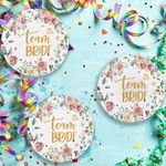Casa si Gradina - Decoratiuni - Decoratiuni petrecere - Vesela pentru petrecere - Set farfurii carton, team bride, multicolor, 18 cm, 6 bucati - Infinity.ro