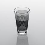 Casa si Gradina - Bucatarie si vesela - Cani si pahare - Pahare - Set 3 pahare apa, "lines", sticla transparenta, capacitate 330 ml, multicolor - Infinity.ro