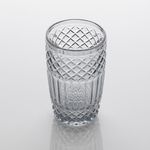Casa si Gradina - Bucatarie si vesela - Cani si pahare - Pahare - Pahar sticla squared, culoare gri, capacitate 380ml - Infinity.ro