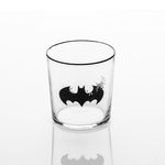 Casa si Gradina - Bucatarie si vesela - Cani si pahare - Pahare - Pahar sticla, batman, margine neagra, capacitate 380ml - Infinity.ro