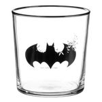 Casa si Gradina - Bucatarie si vesela - Cani si pahare - Pahare - Pahar sticla, batman, margine neagra, capacitate 380ml - Infinity.ro