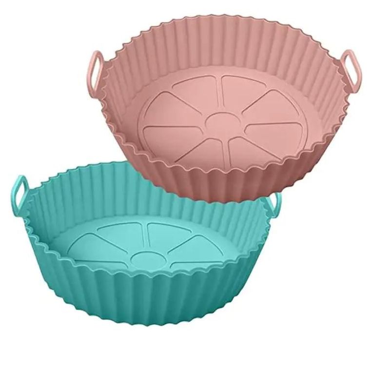Casa si Gradina - Bucatarie si vesela - Vase pentru gatit - Oale si cratite - Forma din silicon pentru Air Fryer 20x5 cm - Infinity.ro