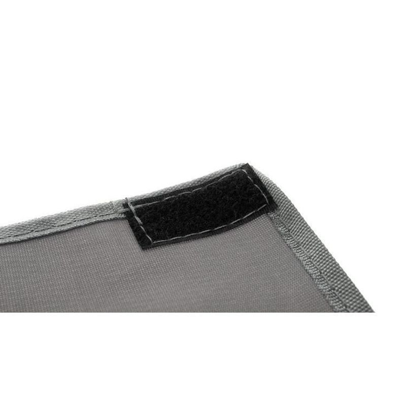 Market - Spalare si intretinere rufe - Uscatoare de rufe si accesorii - Cos rufe, 3 compartimente, cadru pliabil, bumbac + PE, alb si gri, 130 L, 64.5x36.5x58 cm, Isotrade - Infinity.ro