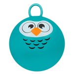 Jucarii, Copii si Bebe - Jucarii si jocuri - Jucarii & jocuri educative - Jucarii interactive - Minge de sarit, model bufnita, culoare verde marin, diametru 45cm, material pvc - Infinity.ro