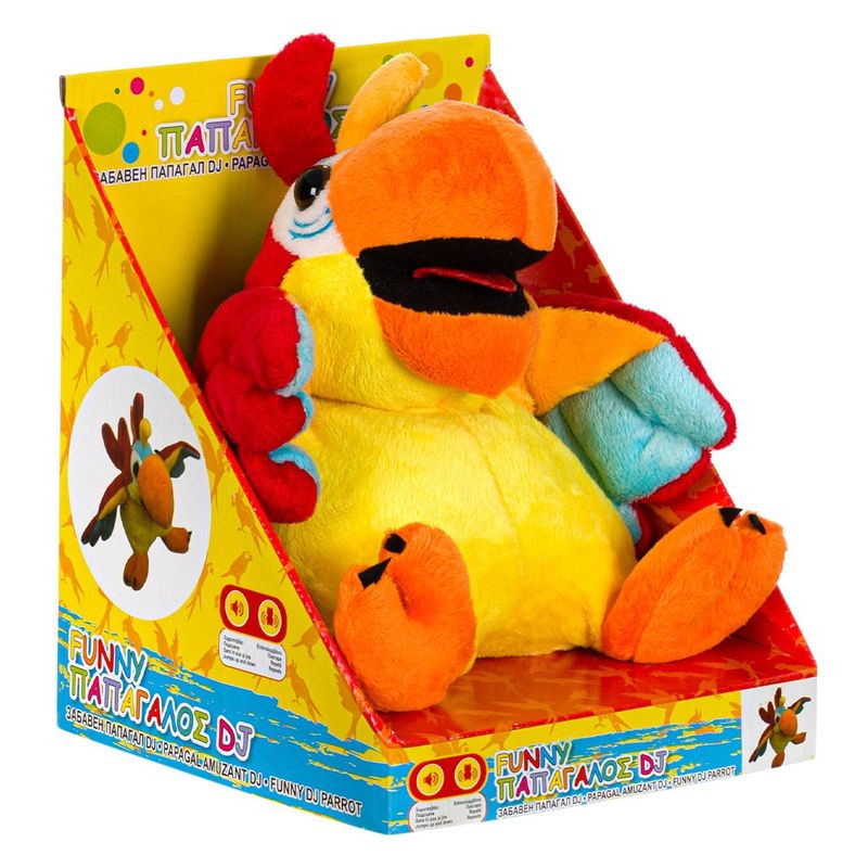 Jucarii, Copii si Bebe - Jucarii si jocuri - Jucarii & jocuri educative - Jucarii interactive - Jucarie interactiva papagal, multicolor, functii de repetare voce dj - Infinity.ro