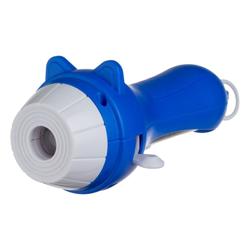 Jucarii, Copii si Bebe - Jucarii si jocuri - Jucarii & jocuri educative - Jucarii interactive - Jucarie proiector lanterna, model spatiu, albastru, 3 diapozitive, plastic - Infinity.ro