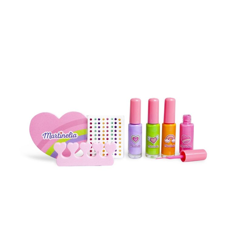 Jucarii, Copii si Bebe - Jucarii si jocuri - Jucarii de rol - Frumusete, bijuterii si accesorii fetite - Martinelia super girl set produse pentru ingrijirea unghiilor - Infinity.ro