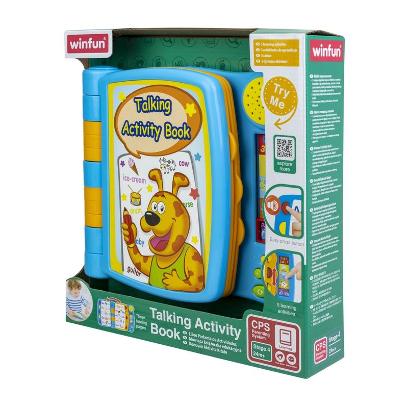 Jucarii, Copii si Bebe - Jucarii si jocuri - Jucarii bebelusi - Jucarii interactive bebelusi - WINFUN CARTE CU ACTIVITATI - Infinity.ro