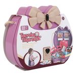 Jucarii, Copii si Bebe - Jucarii si jocuri - Jucarii & jocuri educative - Jucarii interactive - Set joaca role play, valiza jucarie cu accesorii, plastic, 22 piese, lila - Infinity.ro