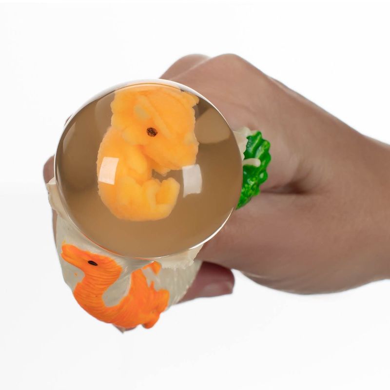 Jucarii, Copii si Bebe - Jucarii si jocuri - Jucarii & jocuri educative - Jucarii interactive - Ou dinozaur jucarie, model pui, multicolor, 6cm - Infinity.ro