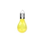 Casa si Gradina - Corpuri si surse de iluminat - Iluminat exterior - Lampi solare - Lampa solara led decorativa sub forma de bulb, pentru exterior, suspendata, ip65, ultron galben, flippy - Infinity.ro