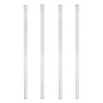 Casa si Gradina - Bucatarie si vesela - Accesorii bar - Paie si decoratiuni cocktail - Paie sticla, set 4 bucati, transparent, reutilizabile - Infinity.ro