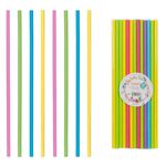 Casa si Gradina - Bucatarie si vesela - Accesorii bar - Paie si decoratiuni cocktail - Paie drepte, multicolor, set 25 bucati, hartie, 5 x 190mm - Infinity.ro