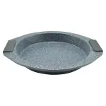 Casa si Gradina - Bucatarie si vesela - Vase pentru gatit - Tavi copt - Tava rotunda antiaderenta cu manere din silicon - Infinity.ro