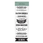 Carti si Birotica - Papetarie - Hartie si topuri - Autocolant - Autocolant perete, mesaj in aceasta casa, litere negre, 30x 58cm - Infinity.ro