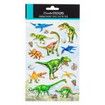 Carti si Birotica - Papetarie - Hartie si topuri - Autocolant - Autocolante decorative, dinozauri, modele preistorice, set 2 buc, multicolor - Infinity.ro