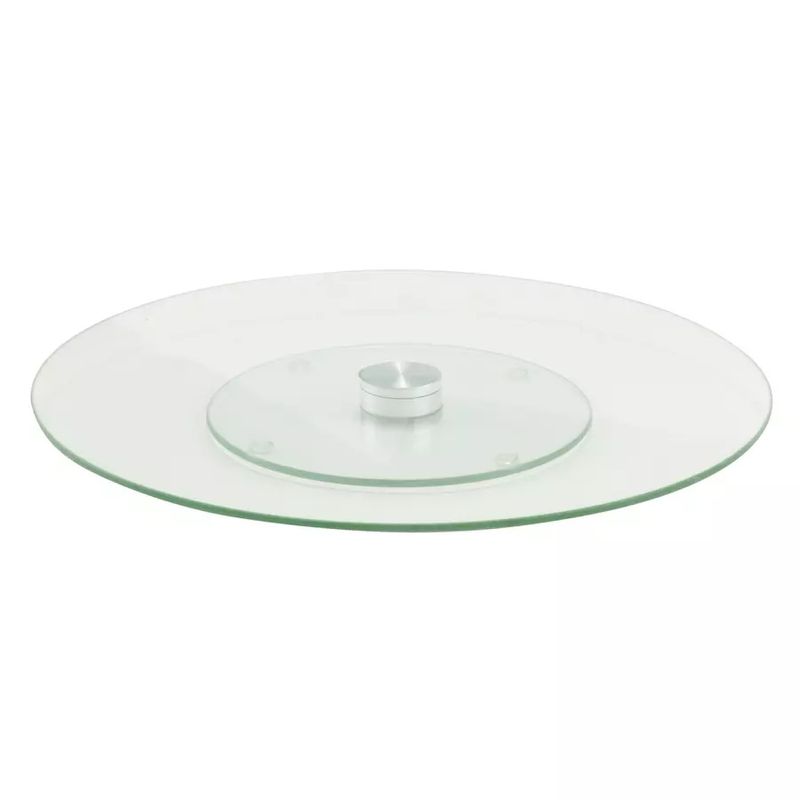 Casa si Gradina - Bucatarie si vesela - Vesela si tacamuri - Platouri de bucatarie - Platou de sticla rotativ pentru tort, 34 cm - Infinity.ro