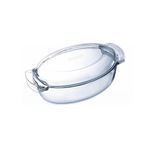 Casa si Gradina - Bucatarie si vesela - Vase pentru gatit - Vase termorezistente - Vas termorezistent oval cu capac 5.8L PYREX IRRESISTIBLE - Infinity.ro