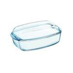 Casa si Gradina - Bucatarie si vesela - Vase pentru gatit - Vase termorezistente - Vas termorezistent rectangular cu capac 4.5L PYREX ESSENTIALS - Infinity.ro