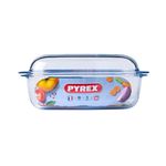 Casa si Gradina - Bucatarie si vesela - Vase pentru gatit - Vase termorezistente - Vas termorezistent rectangular cu capac 4.5L PYREX ESSENTIALS - Infinity.ro