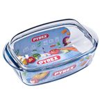 Casa si Gradina - Bucatarie si vesela - Vase pentru gatit - Vase termorezistente - Vas termorezistent rectangular cu capac 6.5L PYREX ESSENTIALS - Infinity.ro